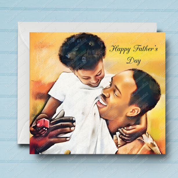 Black Father's Day Card I